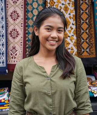 Putri from Yogyakarta, 23-year-old Indonesian member ready for international dating