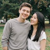 David and Mei interracial couple success story on Asian women dating platform