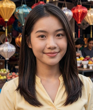 Mai, 26 year old Vietnamese woman from Hanoi with a warm smile on dating profile tips page