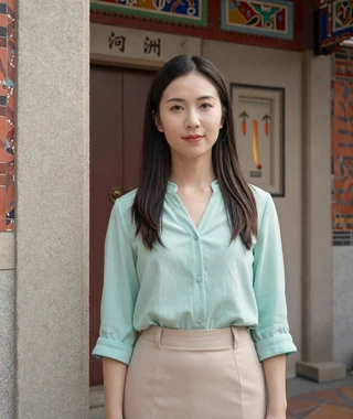 Pei-Chun 28 from Tainan Taiwanese woman member by historic temple verified profile